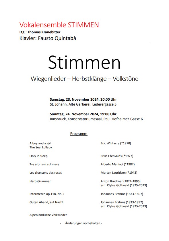 Stimmen